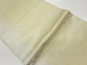 引箔抽象模様開き名古屋帯（額縁仕立て）